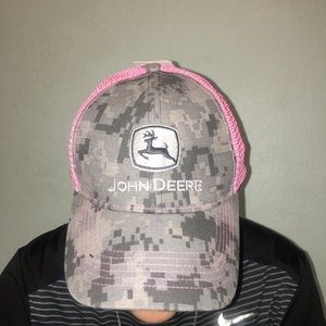 John deer pink camo cap